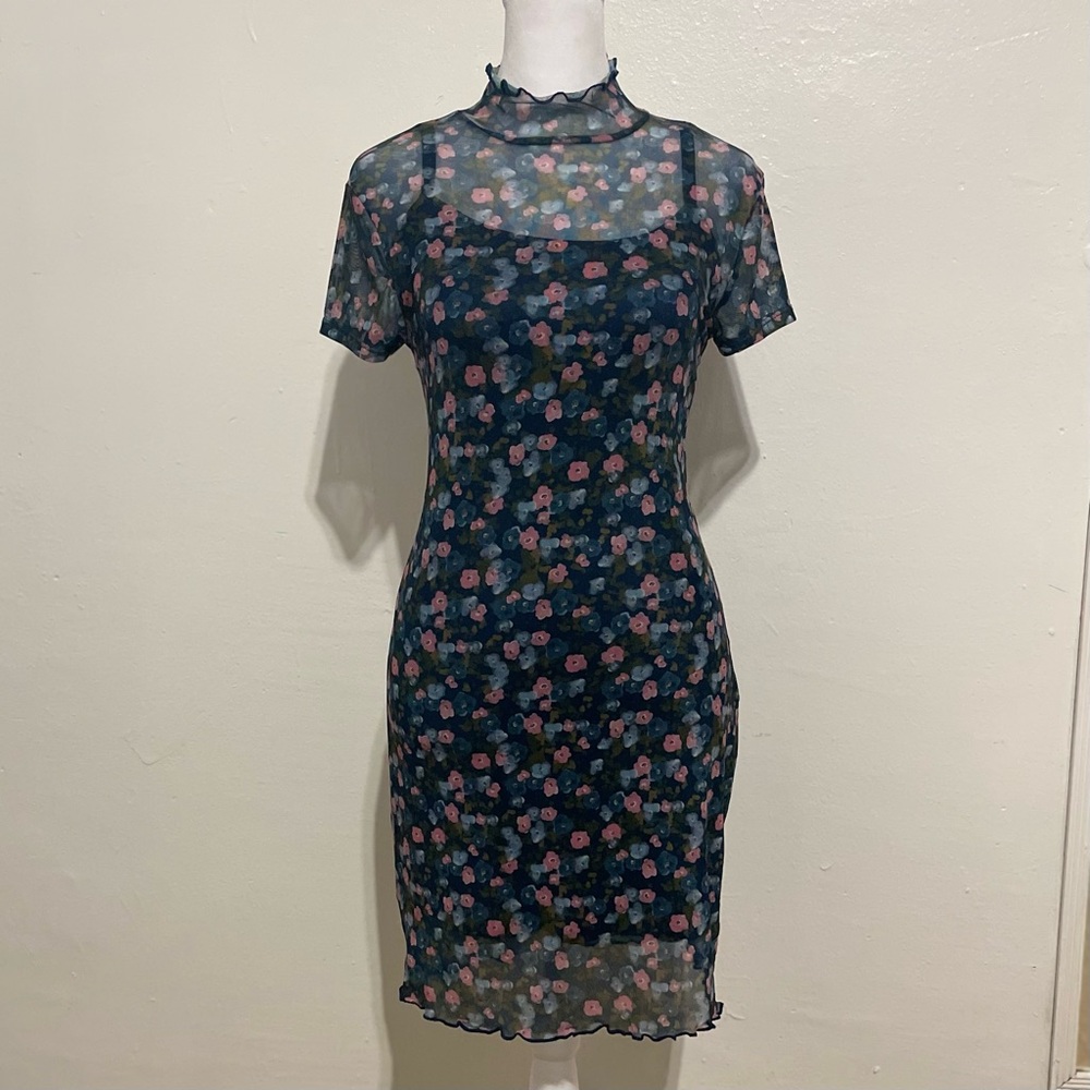 Super cute and trendy mesh dress